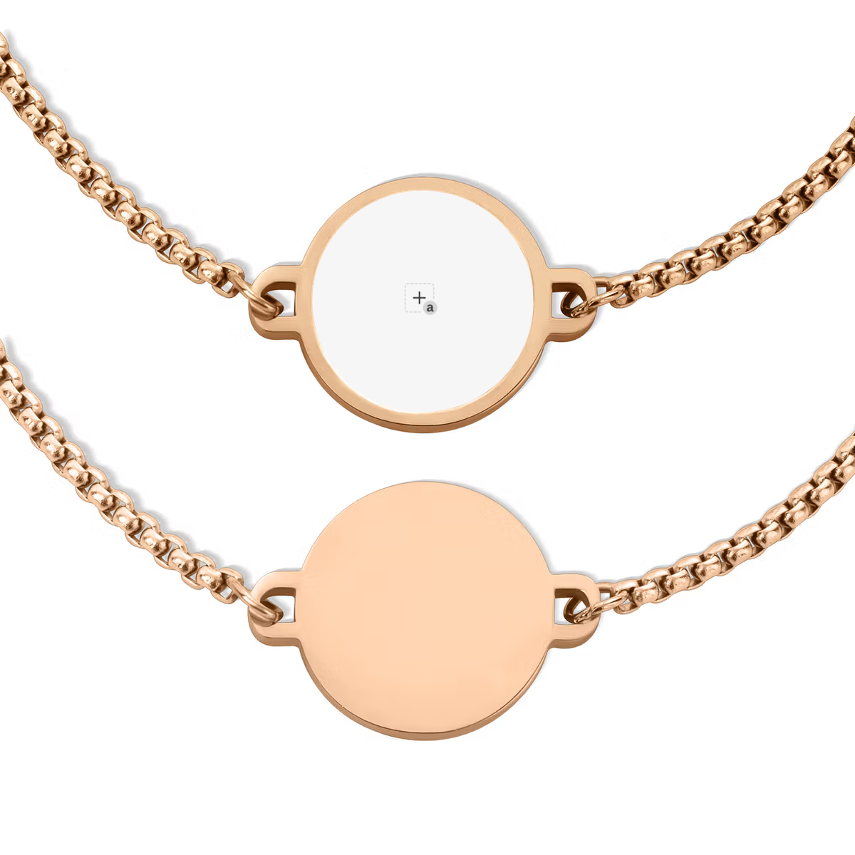 Personalized Heat-Activated Hidden Photo Adjustable Bracelet with Engraved Text