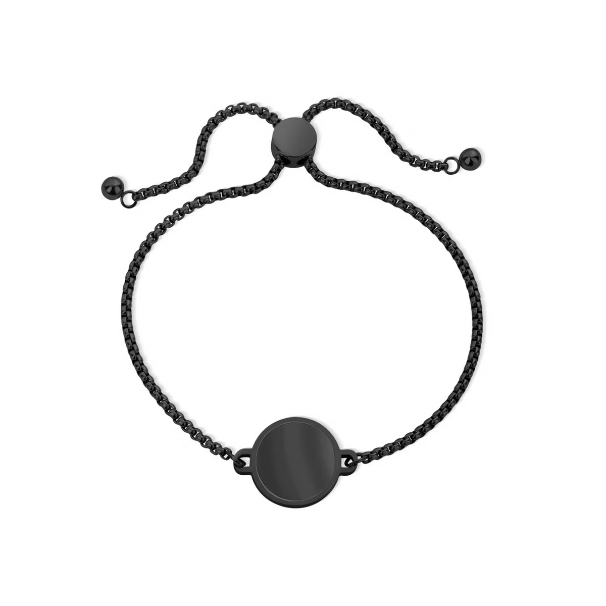 Personalized Heat-Activated Hidden Photo Adjustable Bracelet with Engraved Text