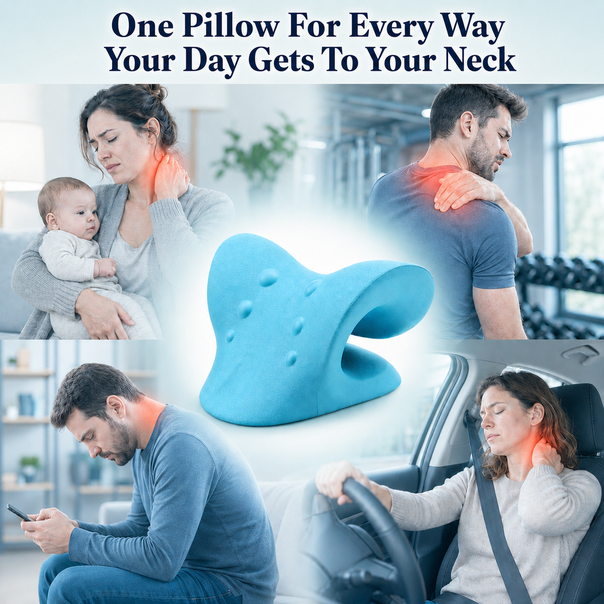 Cloudies™ Neck & Shoulder Relief Cervical Pillow