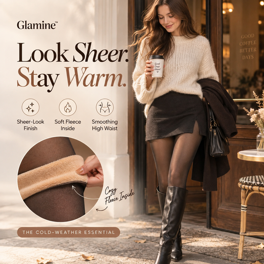 Glamine™ Semi-transparente fleecetights