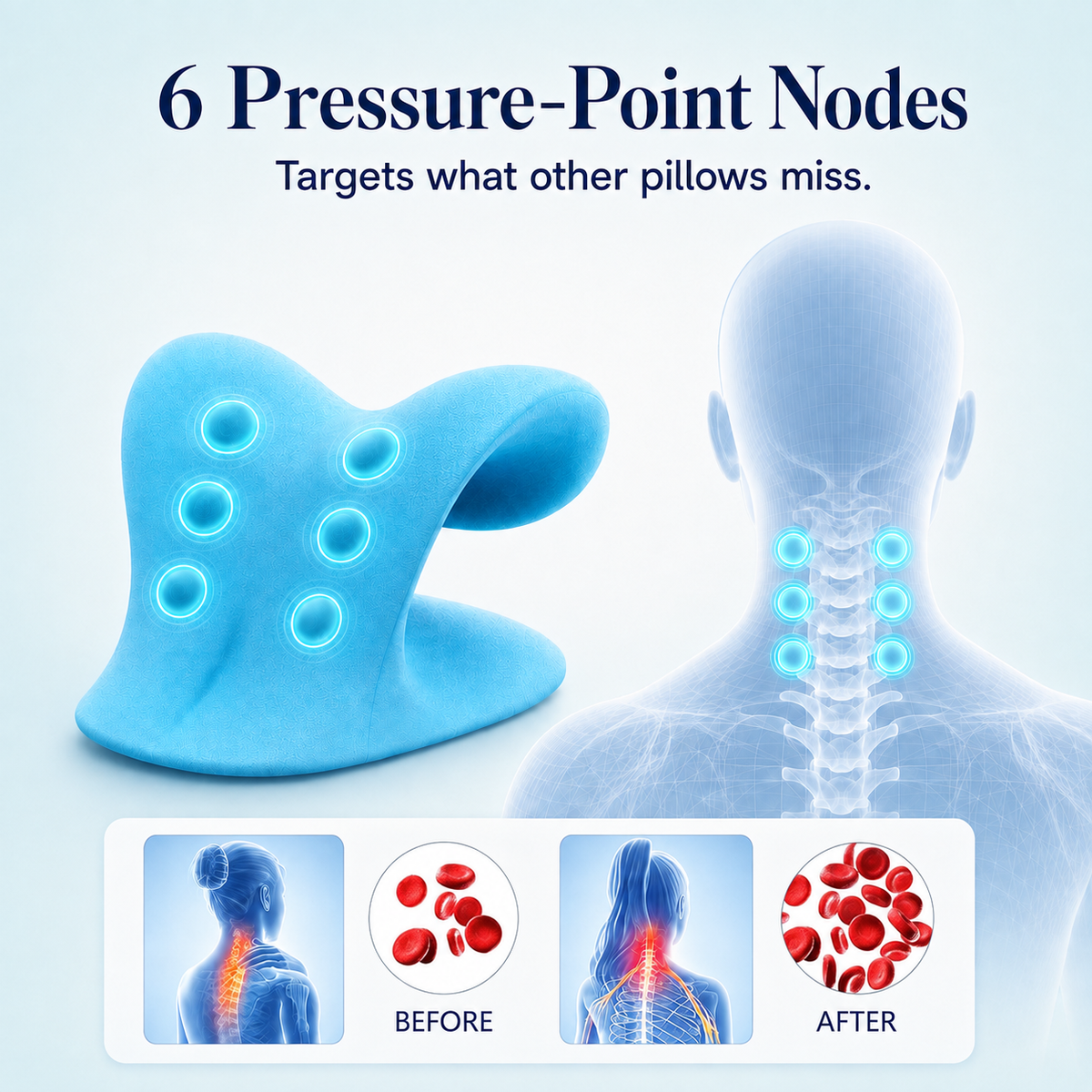 Cloudies™ Neck & Shoulder Relief Cervical Pillow