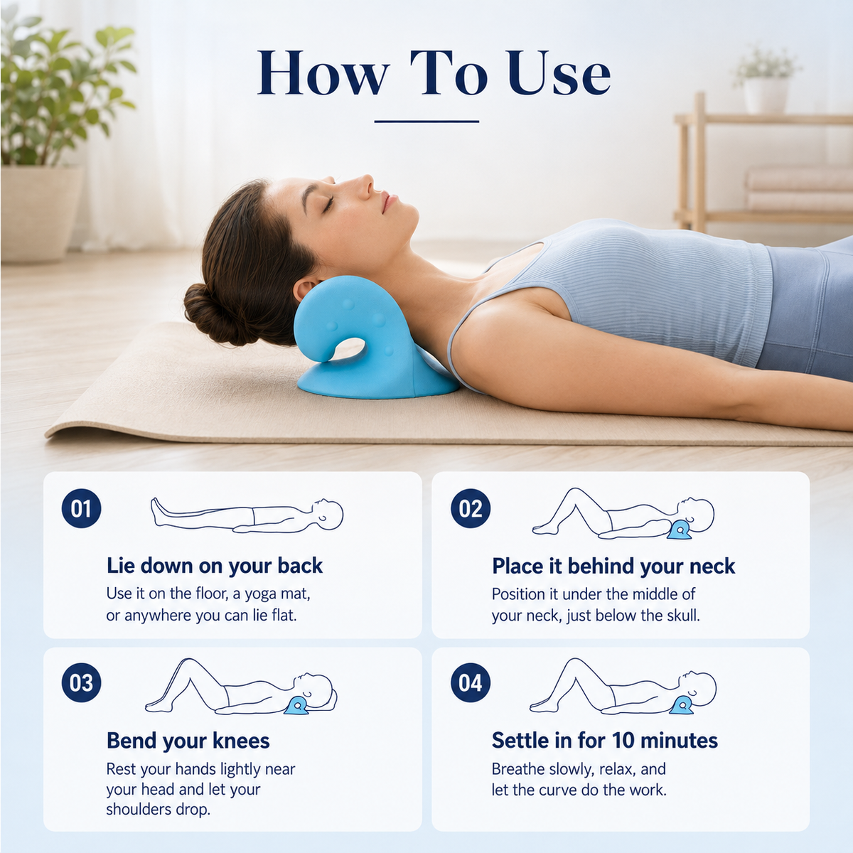 Cloudies™ Neck & Shoulder Relief Cervical Pillow
