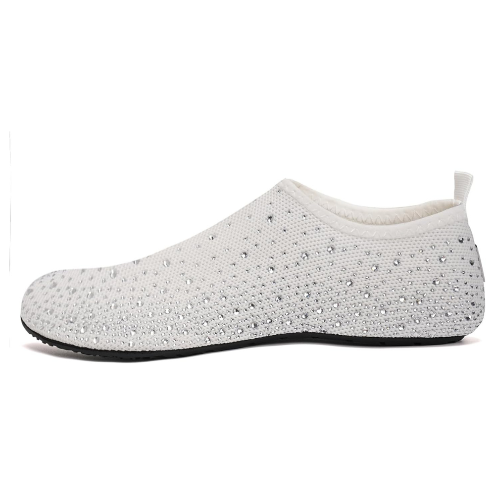 Glamies™ Crystal Comfort Slip-Ons