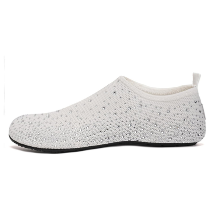 Glamies™ Crystal Comfort Slip-Ons