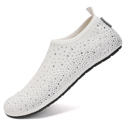 Glamies™ Crystal Comfort Slip-Ons