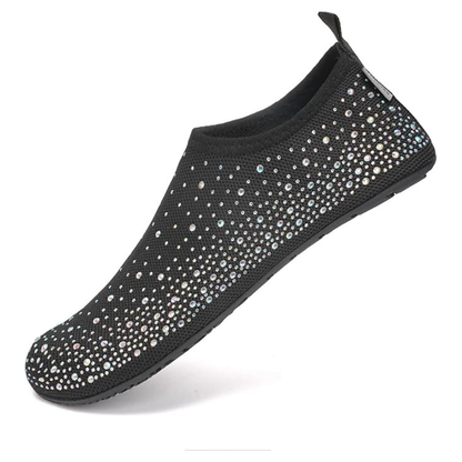 Glamies™ Crystal Comfort Slip-Ons
