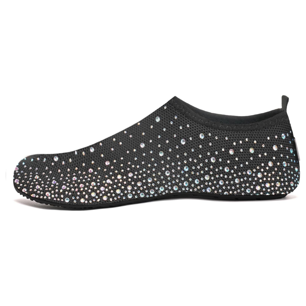 Glamies™ Crystal Comfort Slip-Ons