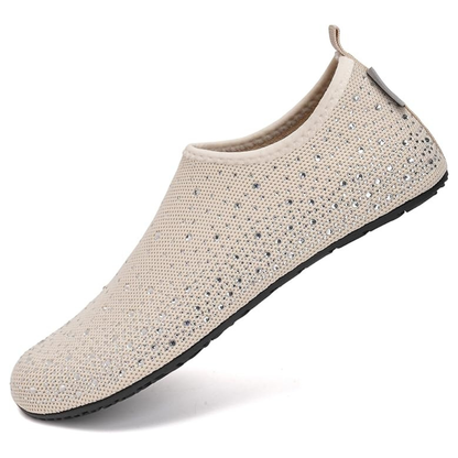 Glamies™ Crystal Comfort Slip-Ons
